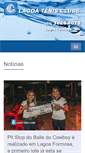 Mobile Screenshot of lagoatenisclube.net